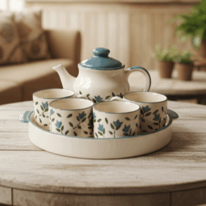 Tea Cup Set- Ash Leaf