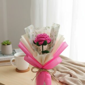Pink Rose- 1 Flower